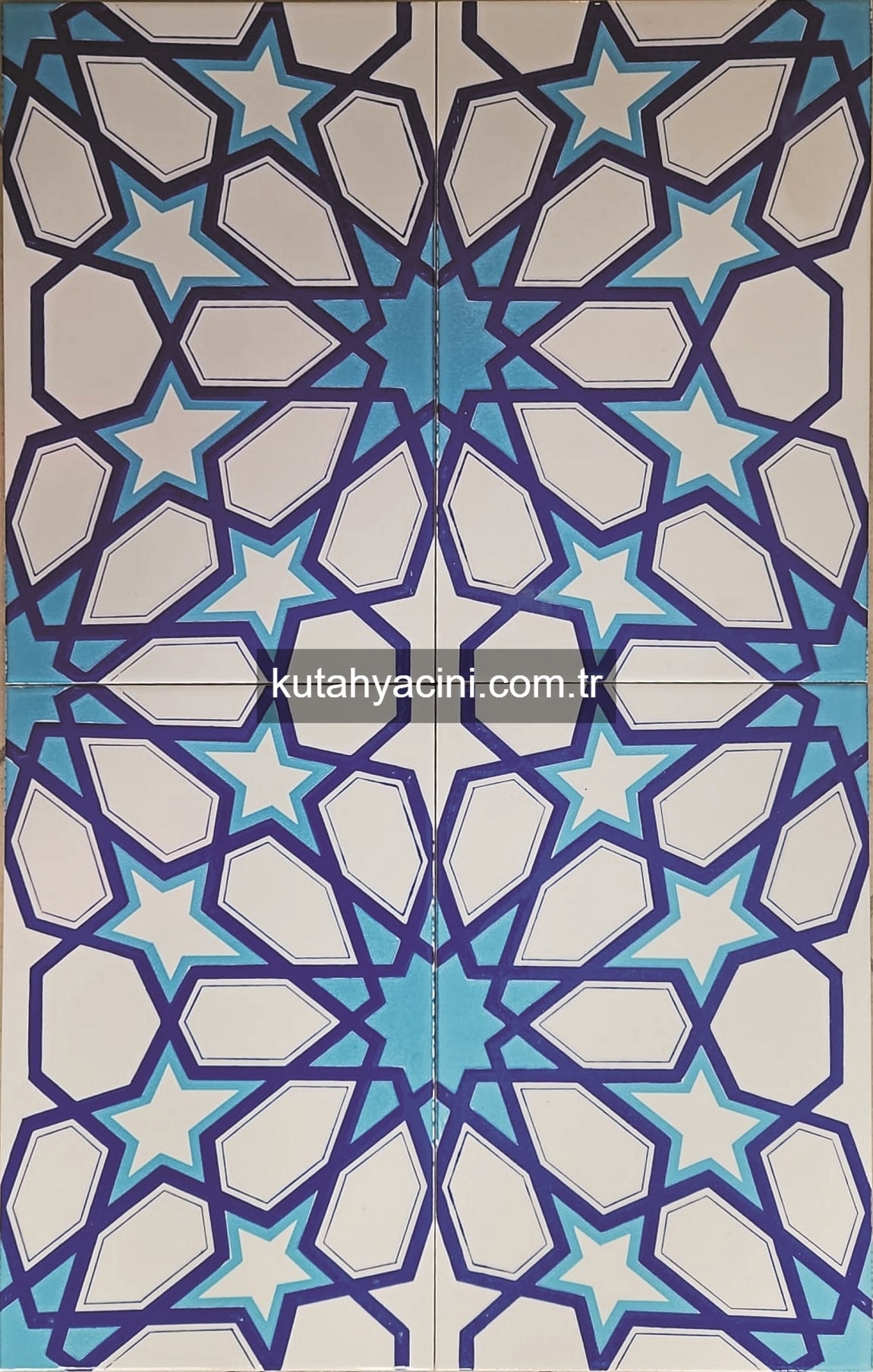 Çini Karolar 25X40 D-506 Kobalt